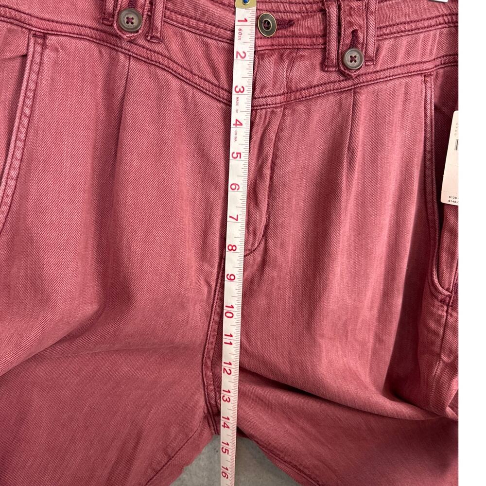 Anthropologie Kalea Jogger High Rise Patch Pocket Tencel Spring Boho Relaxed NWT - Picture 5 of 10